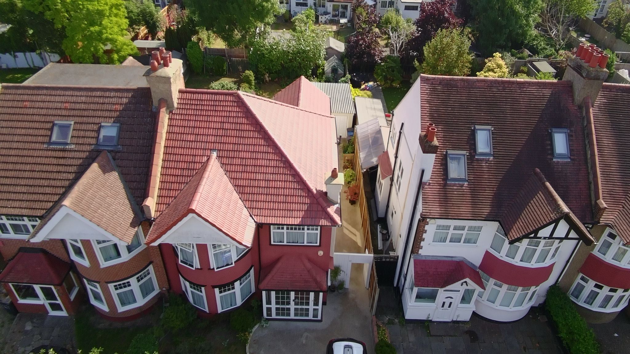 Finished roof replacement – front of property Finished roof replacement - front of property